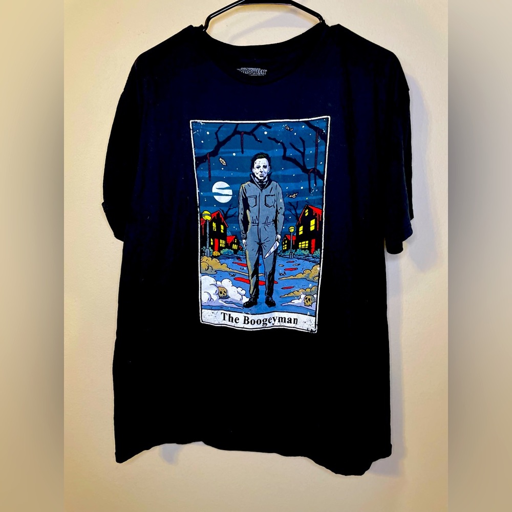 Halloween Boogeyman Tarot T-shirt